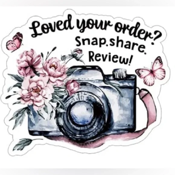 50 Stickers ( Loved your order? Snap. share. Review! PRICE IS FIRM - Picture 2 of 2